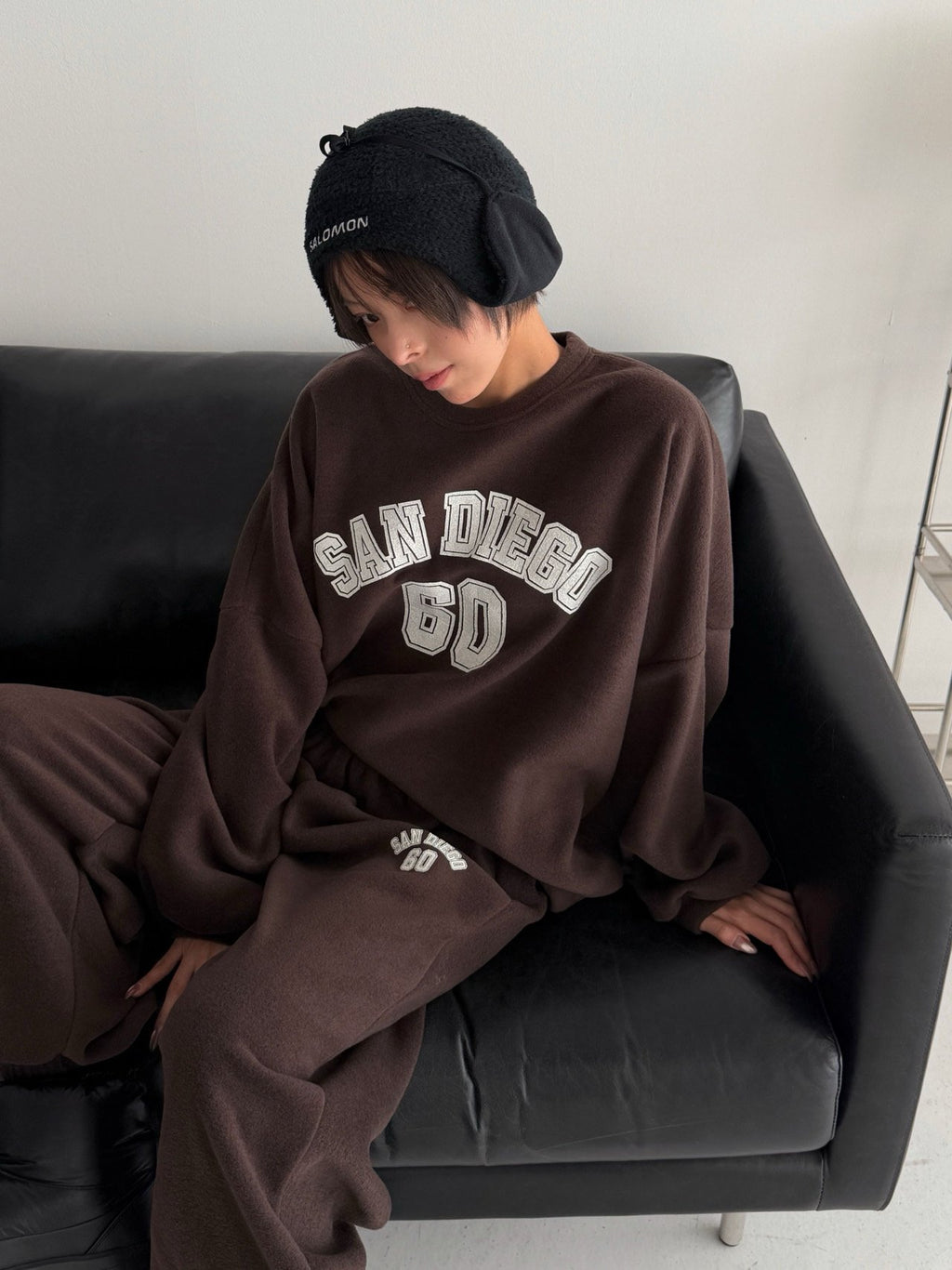 San Diego 60 Cozy Fleece Sweat Set Made in Korea