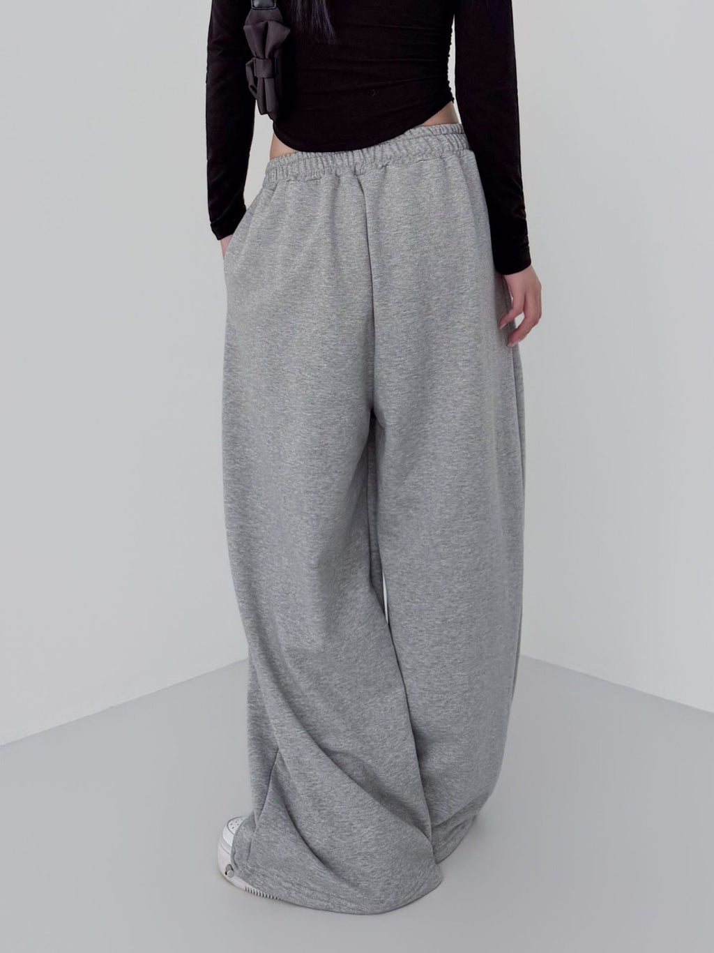 Soft Ease Wide Leg Cotton Pants Made in Korea