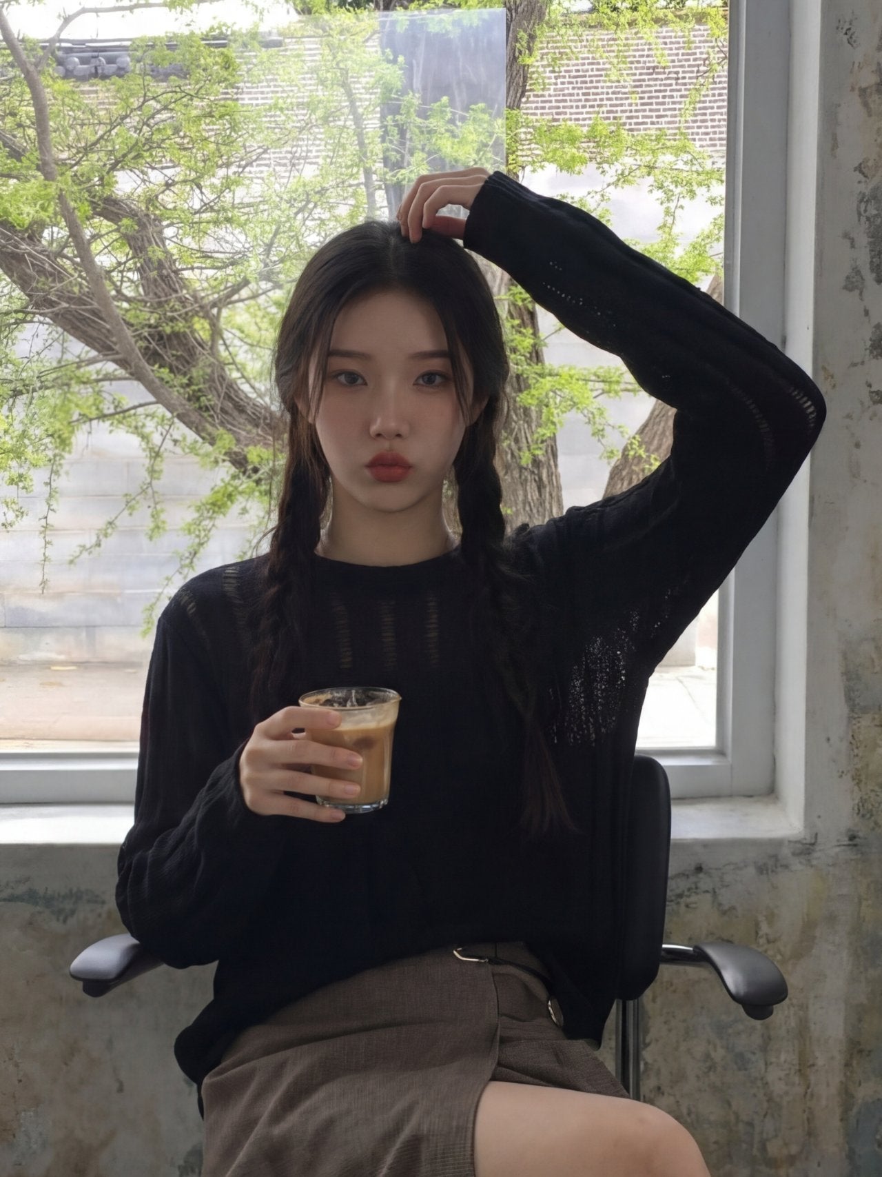 Soft Breeze Rib Knit Pullover Made in Korea - Luckyplanetusa