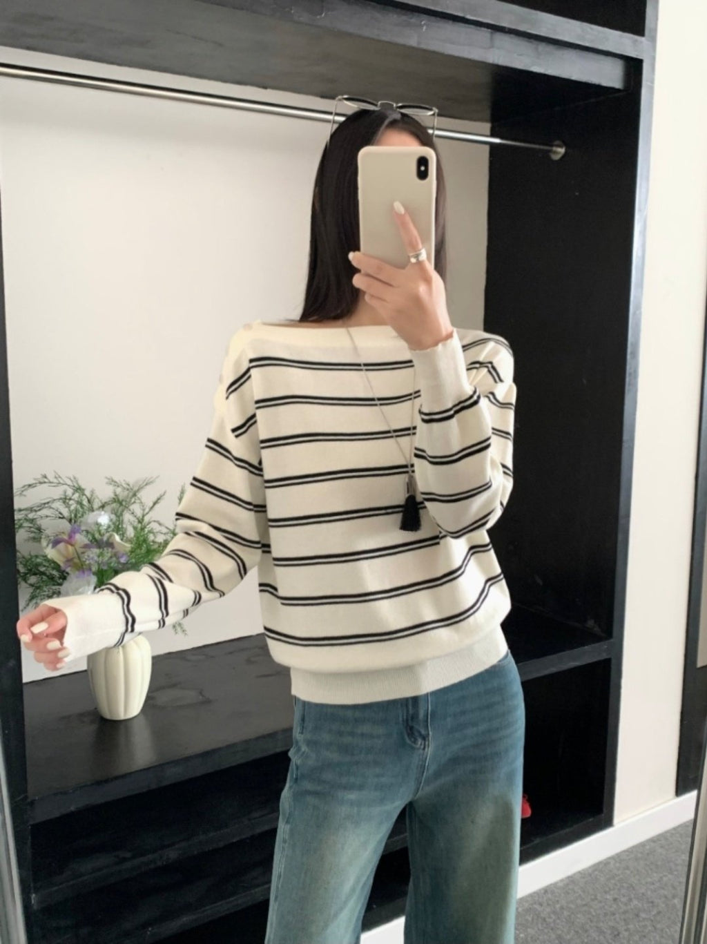 Cozy Line Button Shoulder Knit Top - Luckyplanetusa