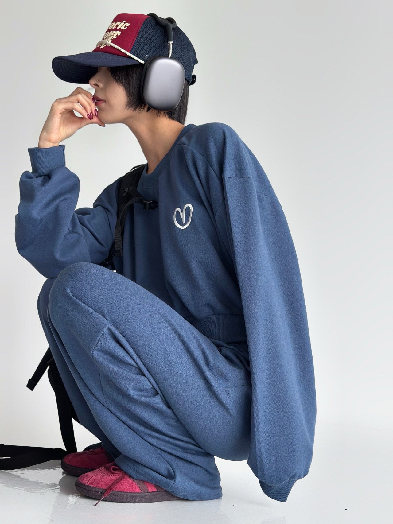 Ultra Soft Relax Fit Daily Training Set Loose Crop length