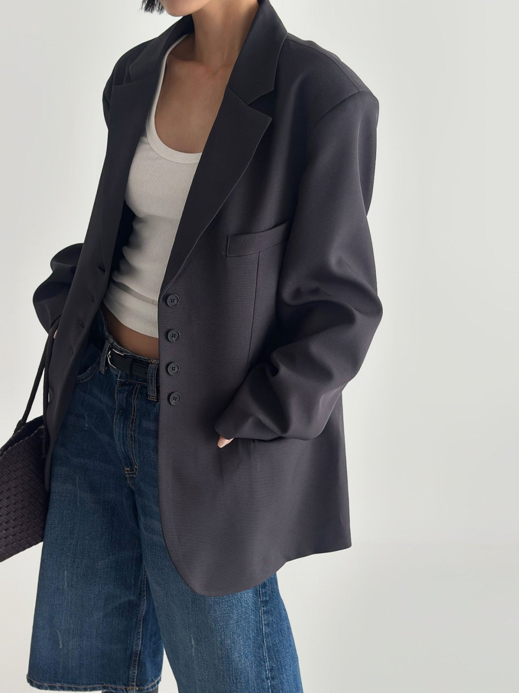 Rico Modern Oversized Tailored Blazer - Luckyplanetusa