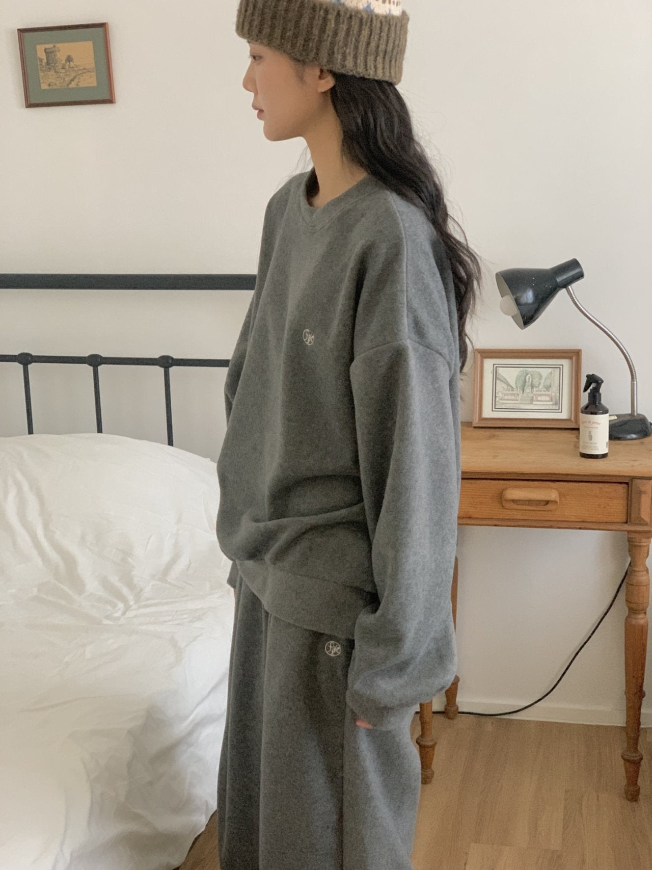 Soft Fleece Everyday top and bottom Set lounge wear