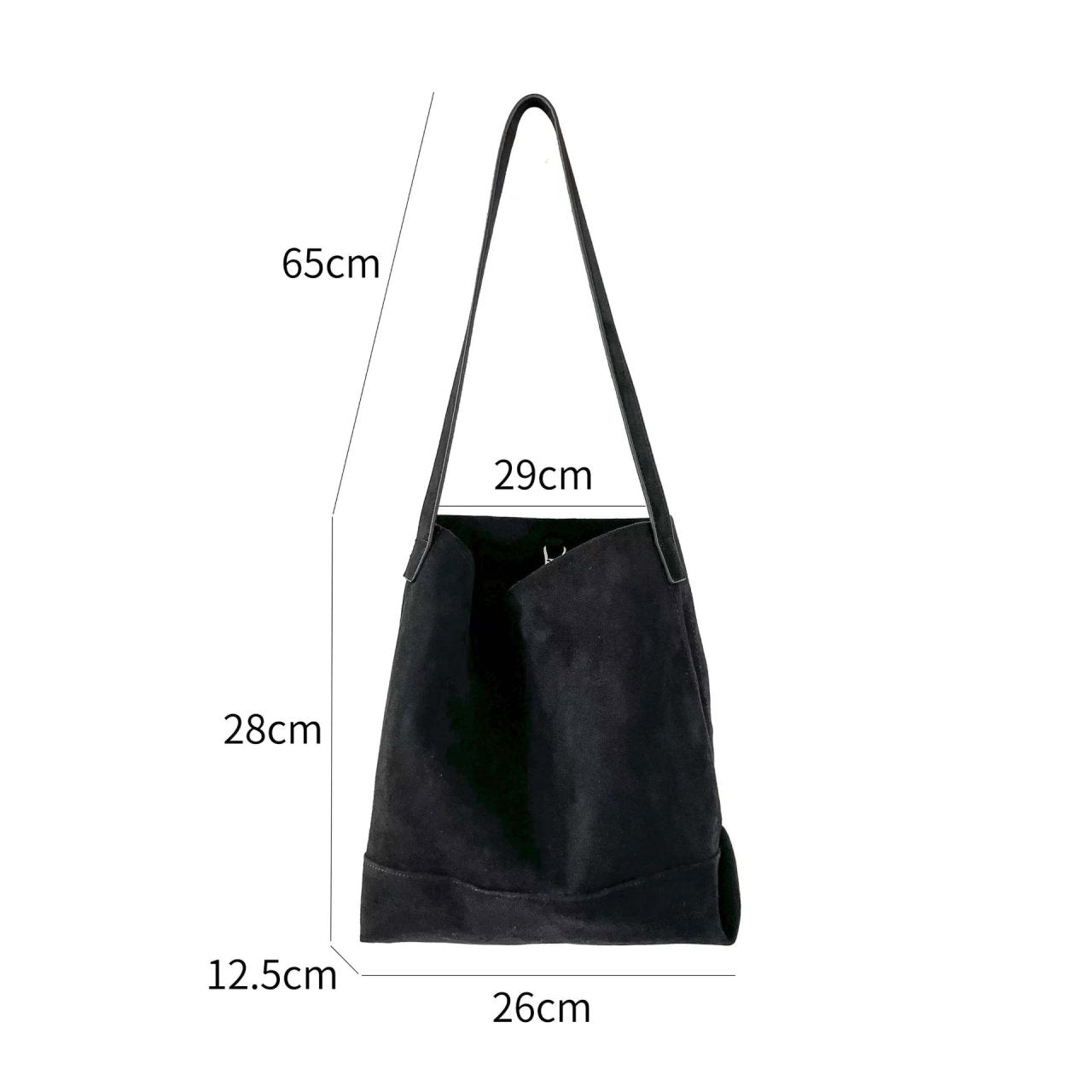 Mika Suede Daily Shoulder Bag