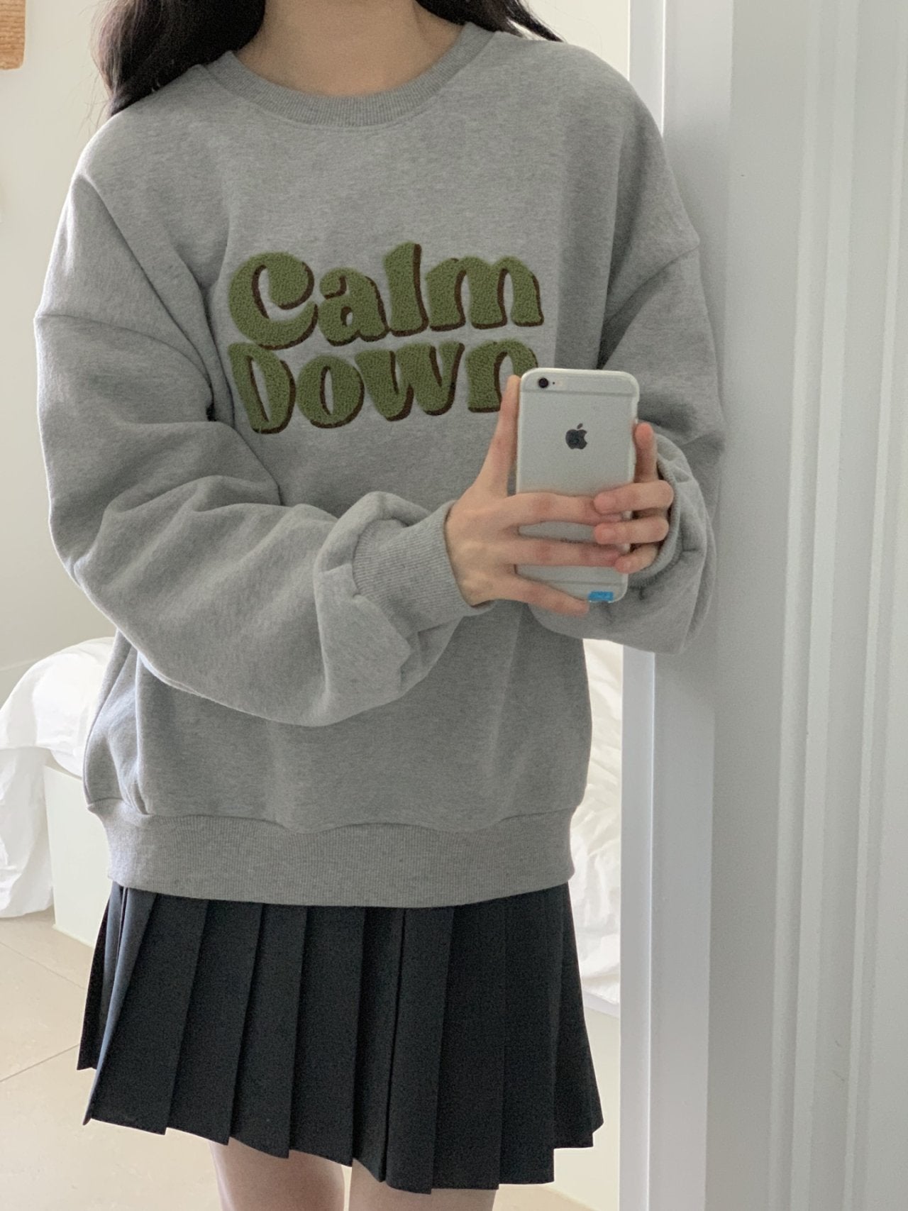 Calm Down Fleece-Lined Sweatshirt