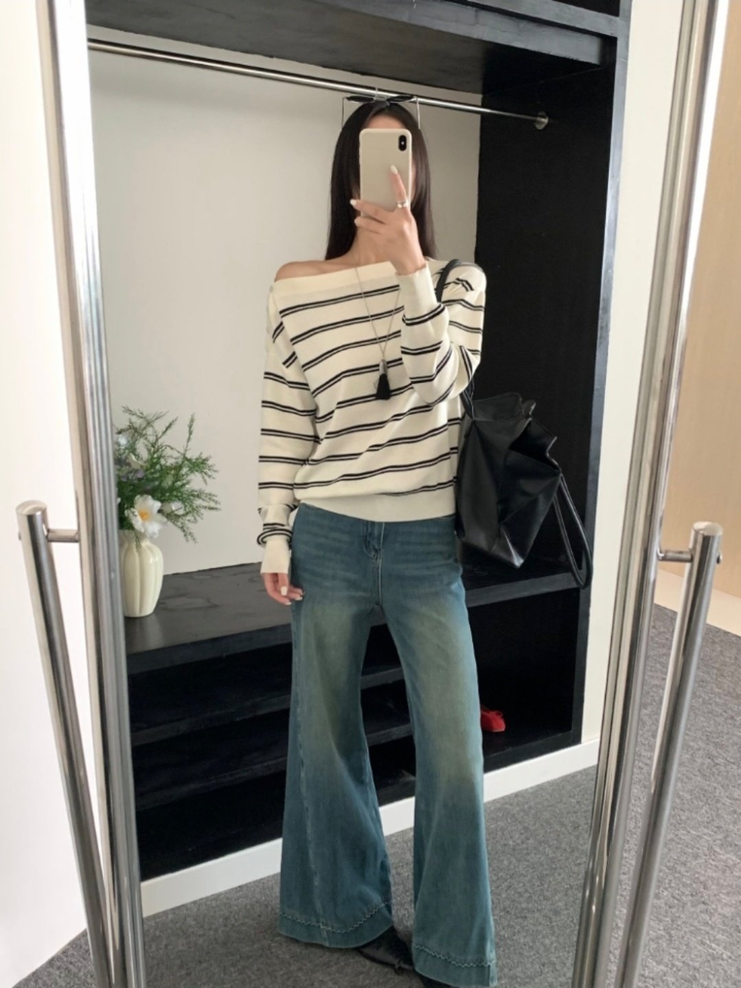 Cozy Line Button Shoulder Knit Top - Luckyplanetusa