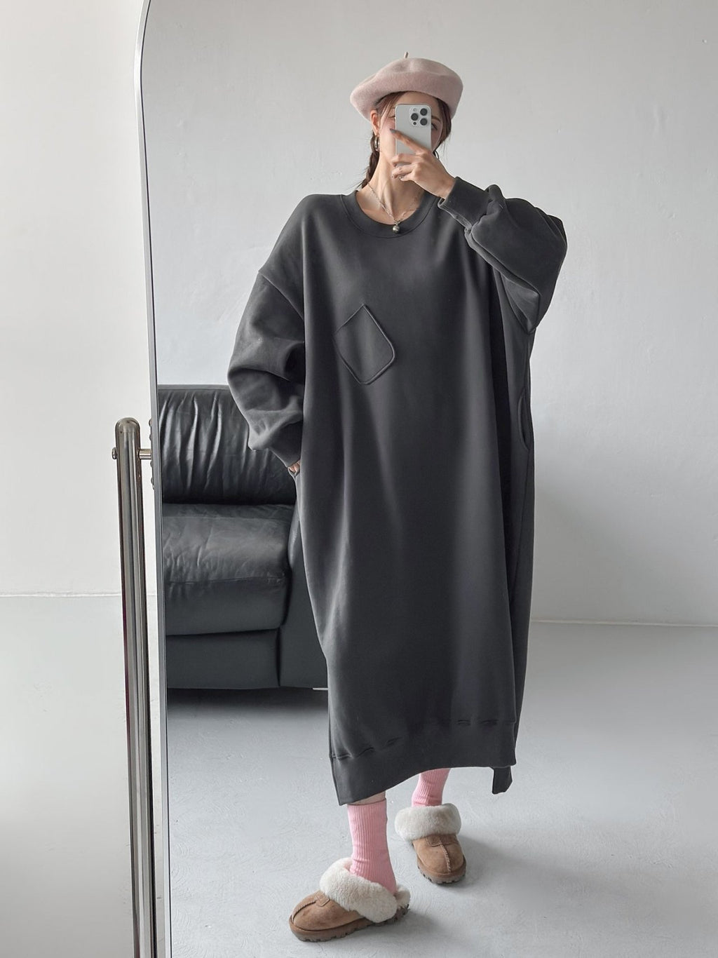 Cozy Long Fleece Ops — Made in Korea