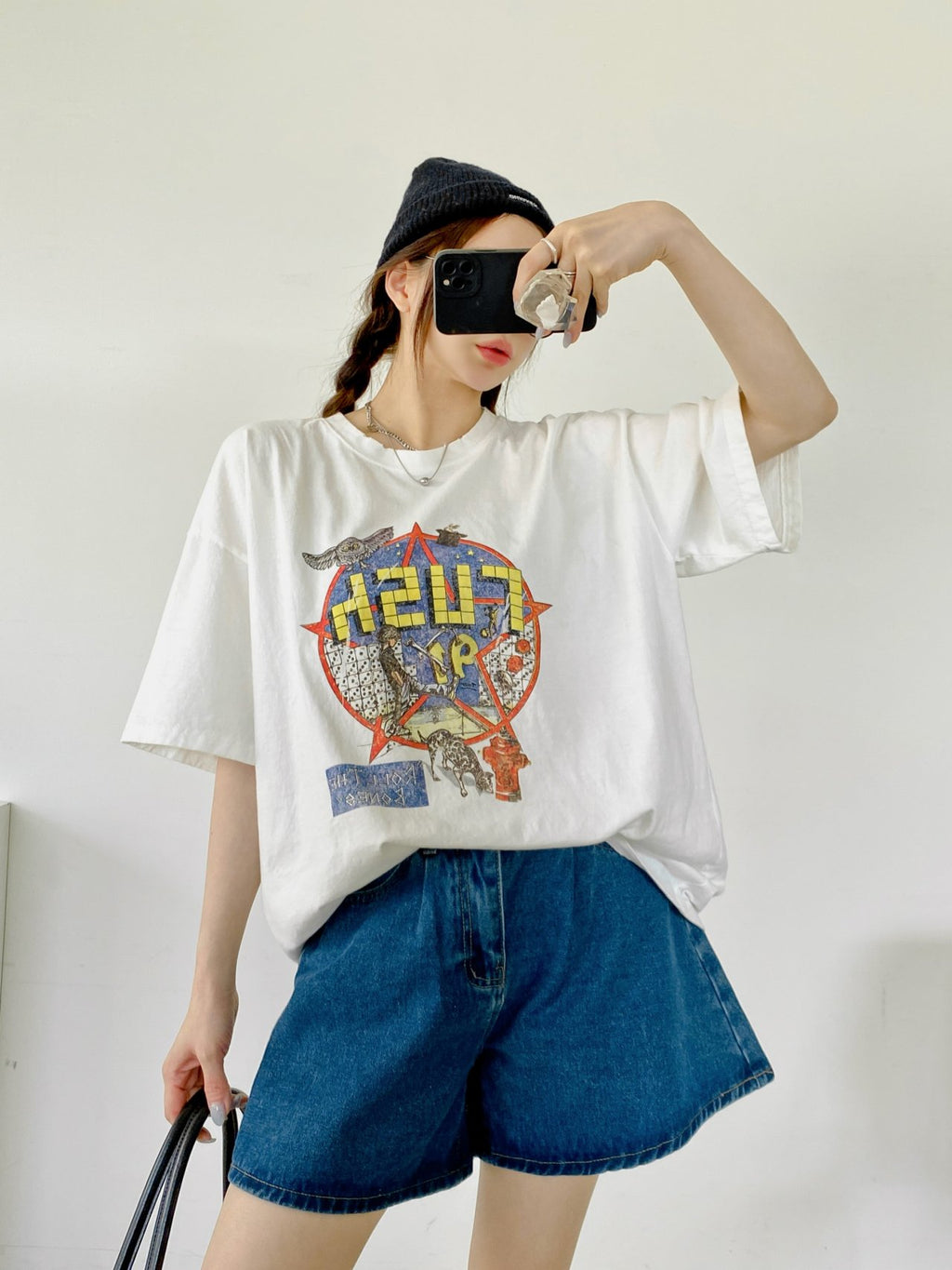 Vintage Rush 97 Distressed Graphic Tee - Luckyplanetusa