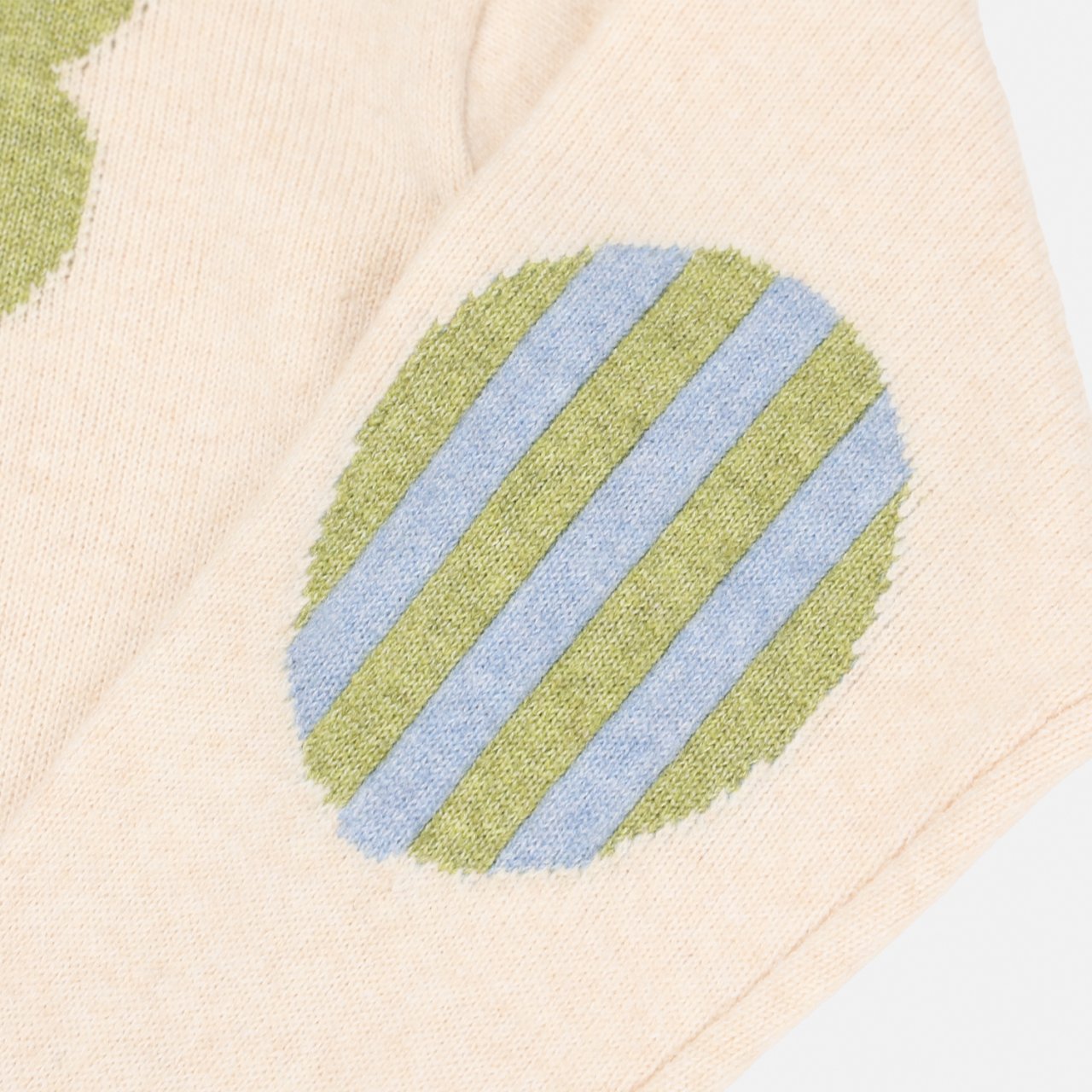 B-Point Cash Intarsia Collar Knit Made in Korea