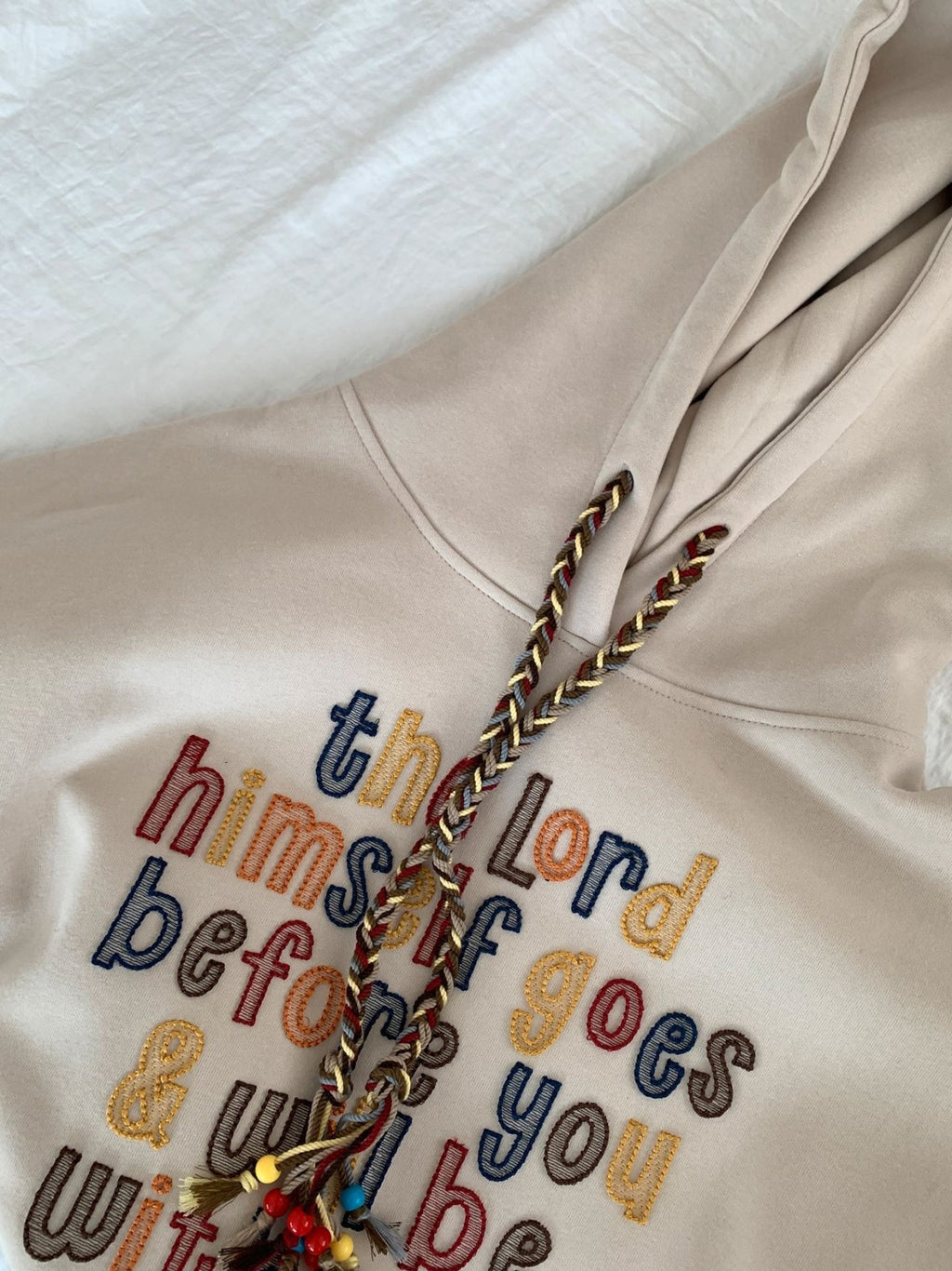 Comfort Blessing Embroidered Hoodie - Luckyplanetusa