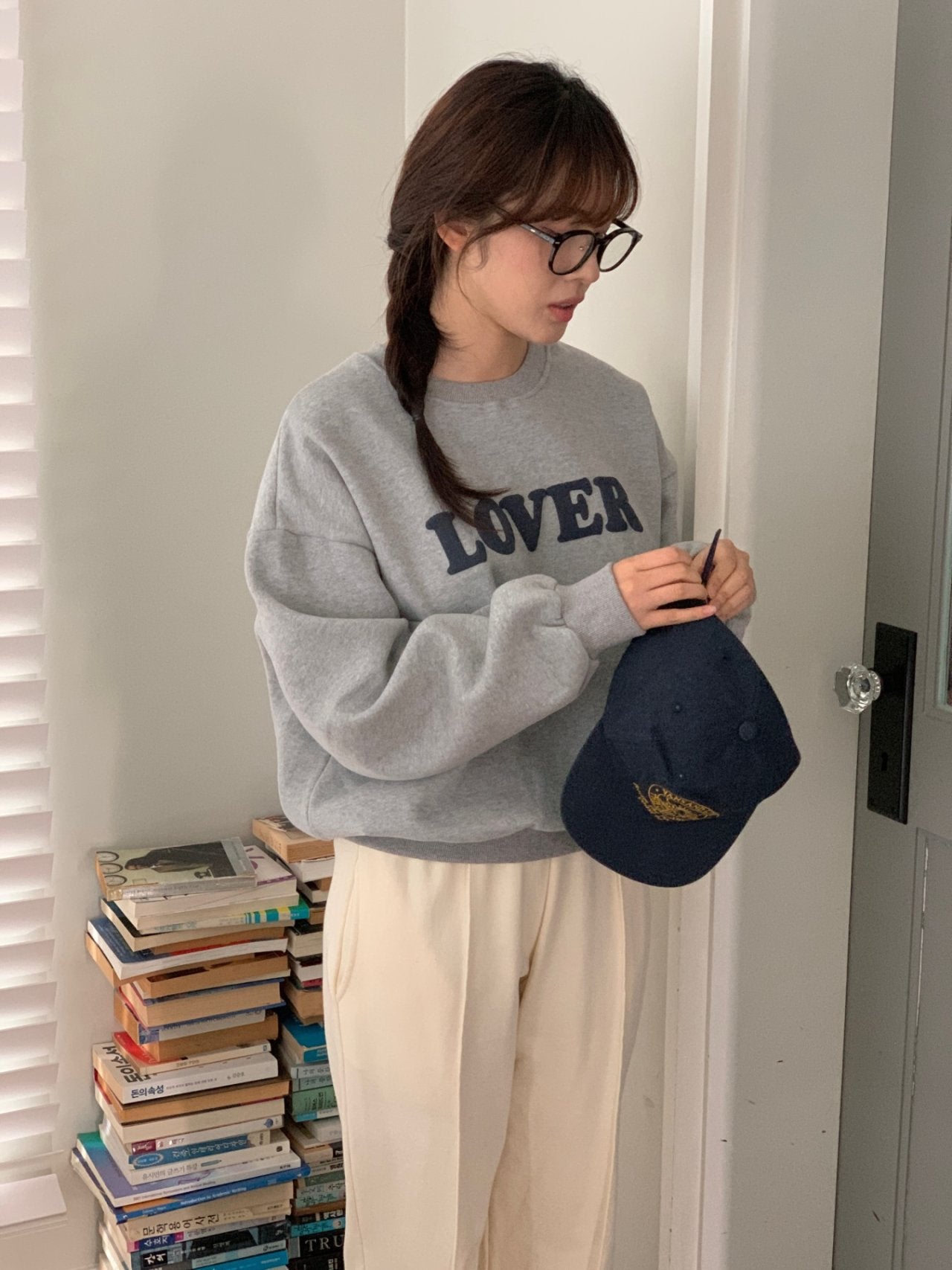 Lover Classic Lettering Sweatshirt