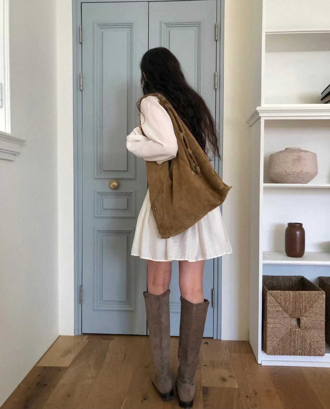 Soft Muse Smocked Mini Dress - Luckyplanetusa