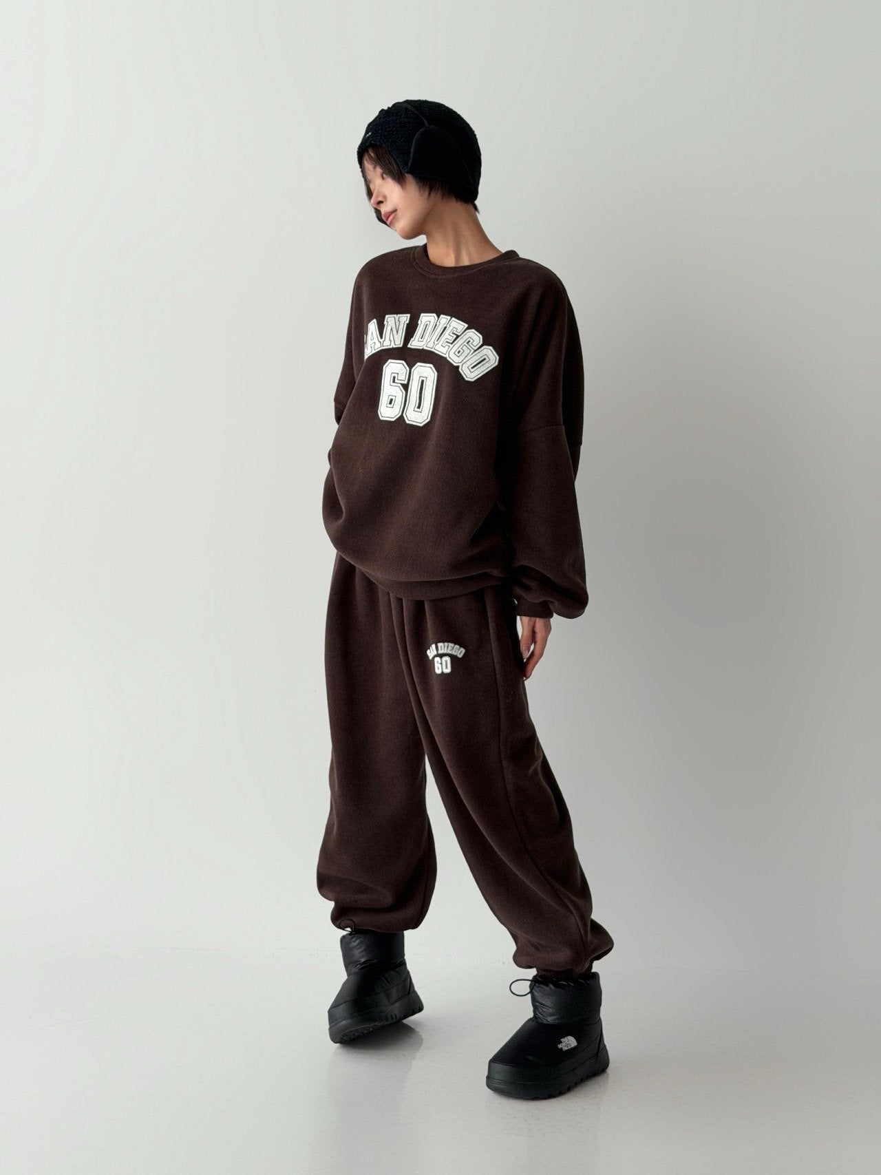 San Diego 60 Cozy Fleece Sweat Set Made in Korea