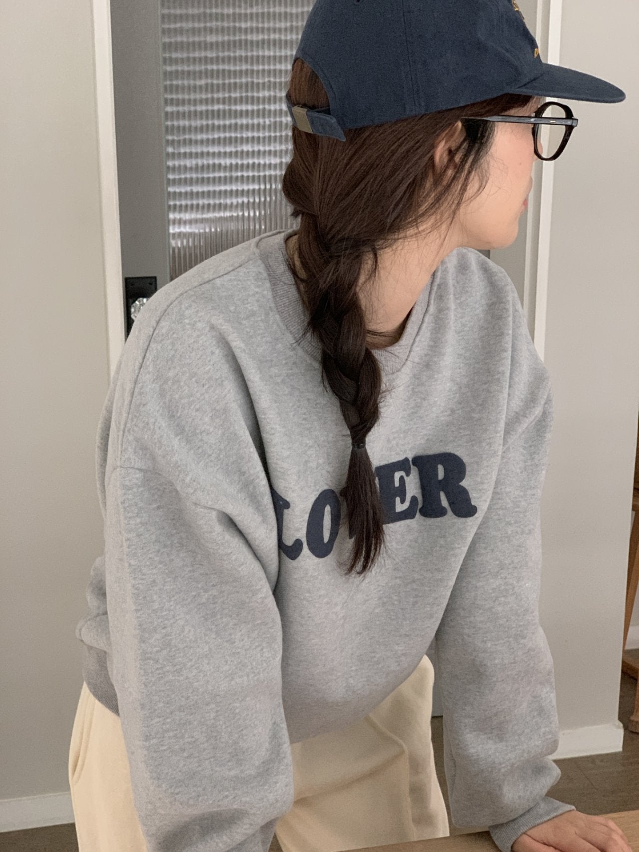 Lover Classic Lettering Sweatshirt