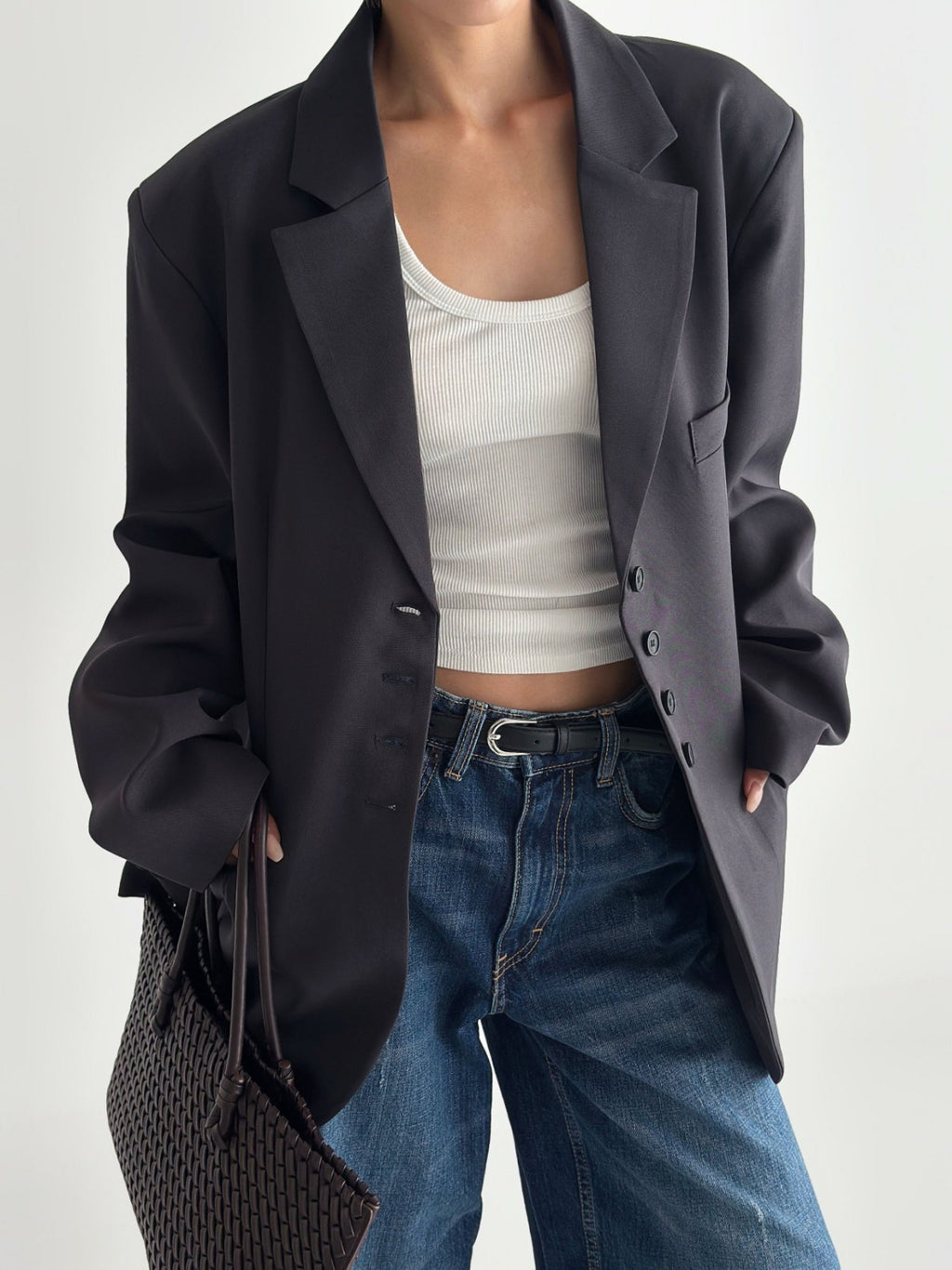 Rico Modern Oversized Tailored Blazer - Luckyplanetusa