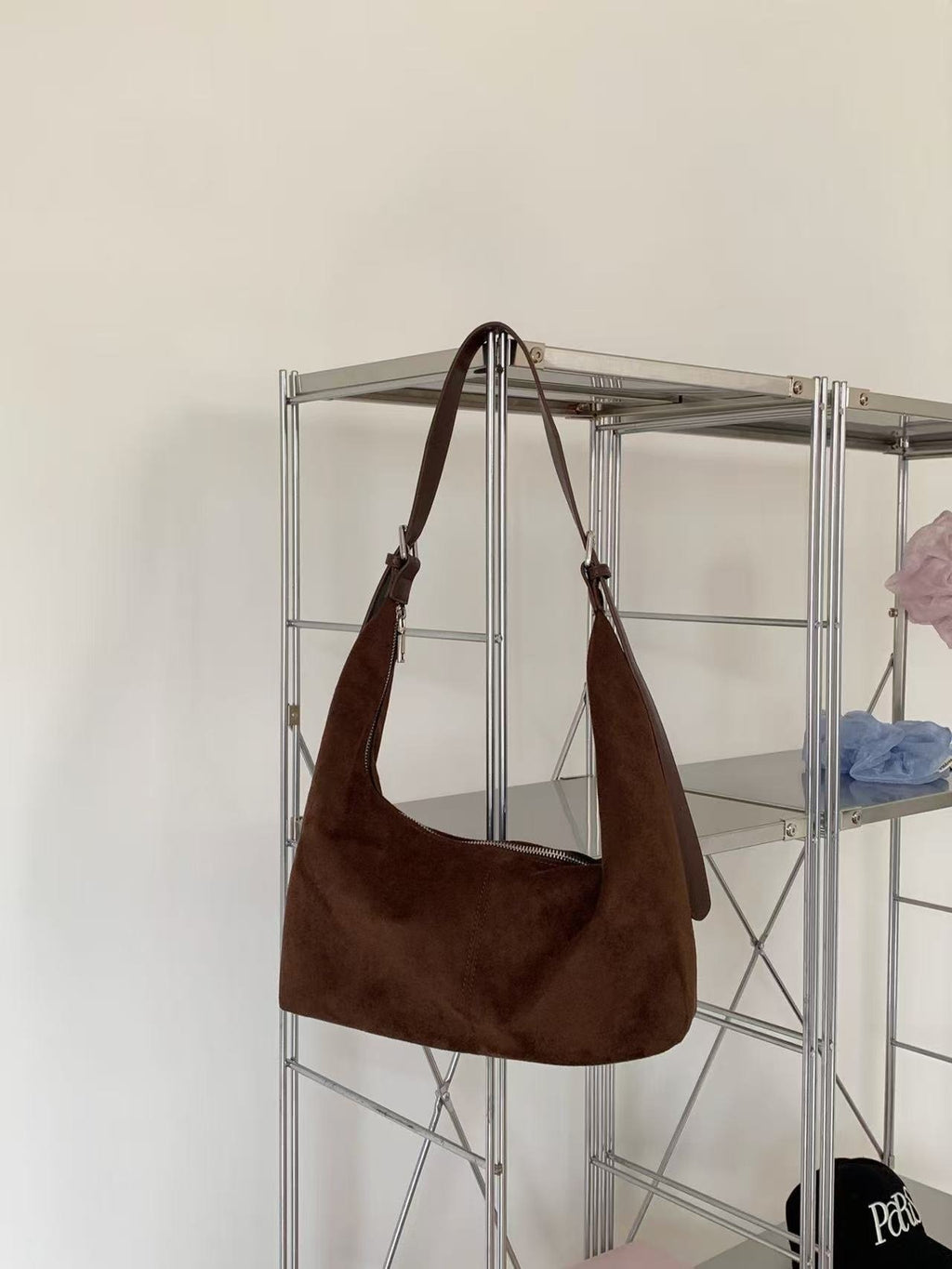 Rachel Soft Suede Daily Hobo Bag