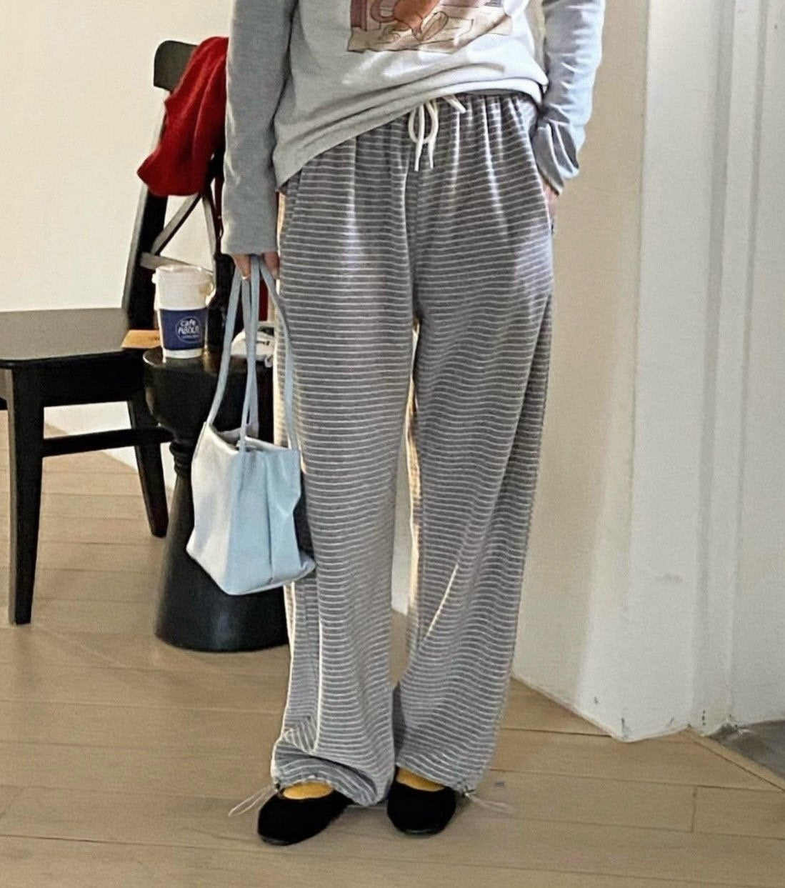 Velvet Stripe Cozy Lounge Pants