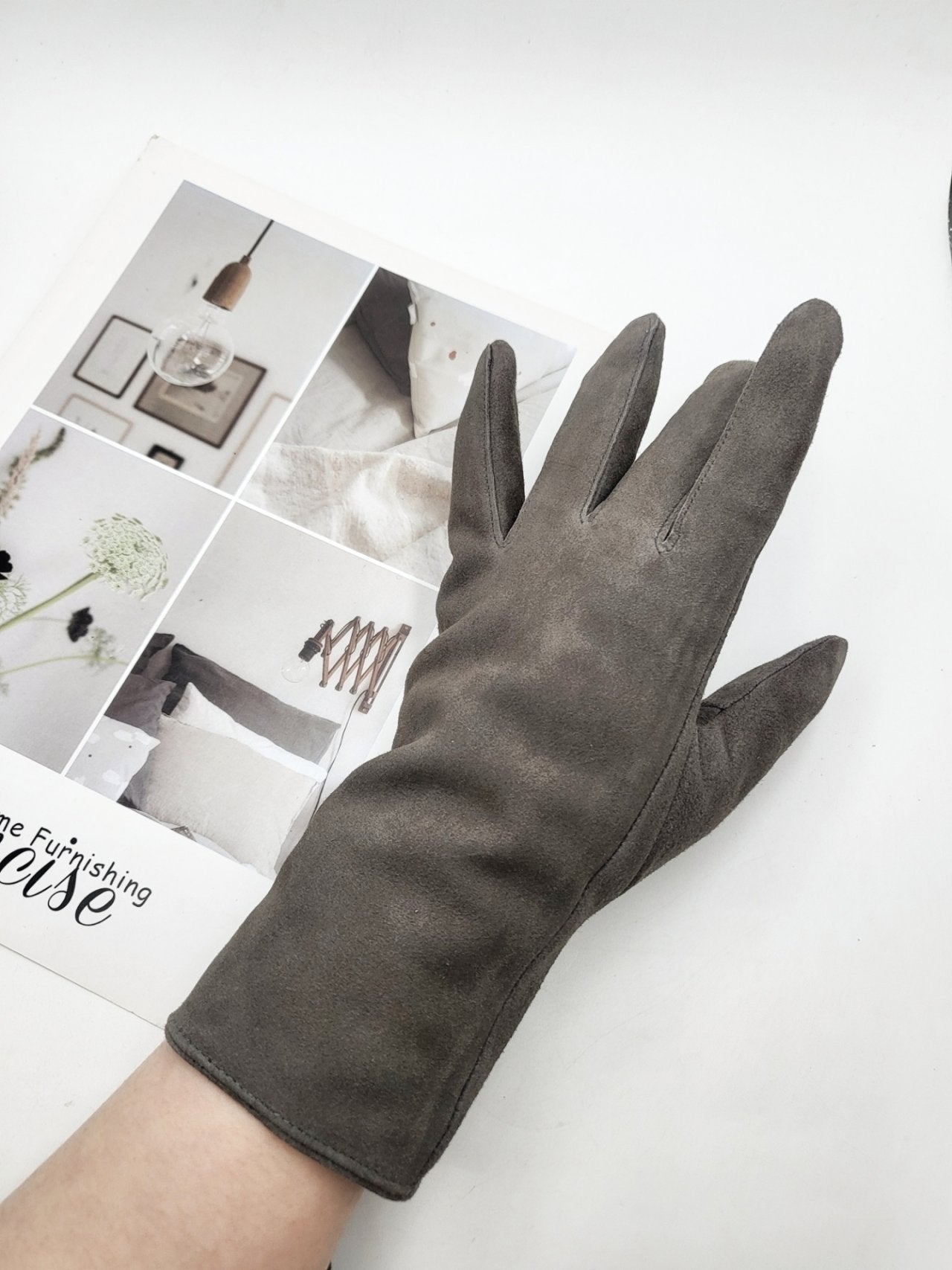100% Sheepskin Long Gloves – Made in Korea