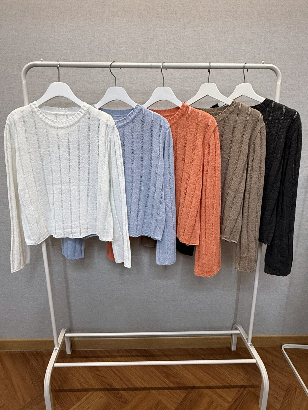 Soft Breeze Rib Knit Pullover Made in Korea - Luckyplanetusa