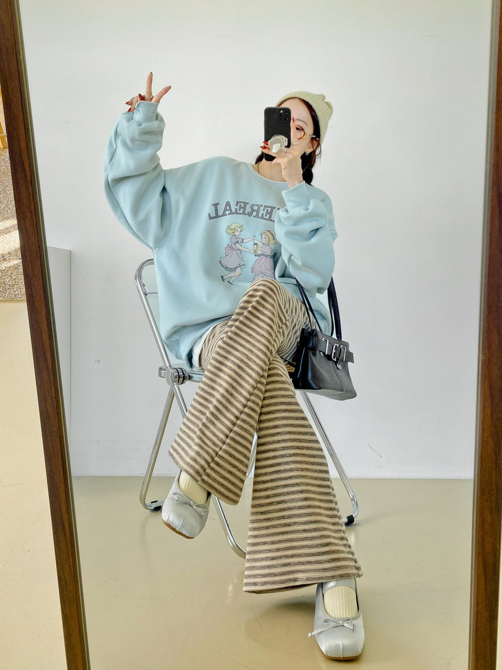 Ethereal Dancing Girls Vintage Sweatshirt