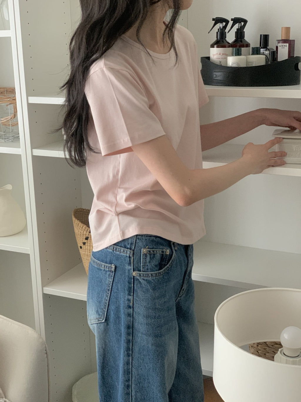 Soft Modal Basic Slim T-Shirt Made in Korea - Luckyplanetusa