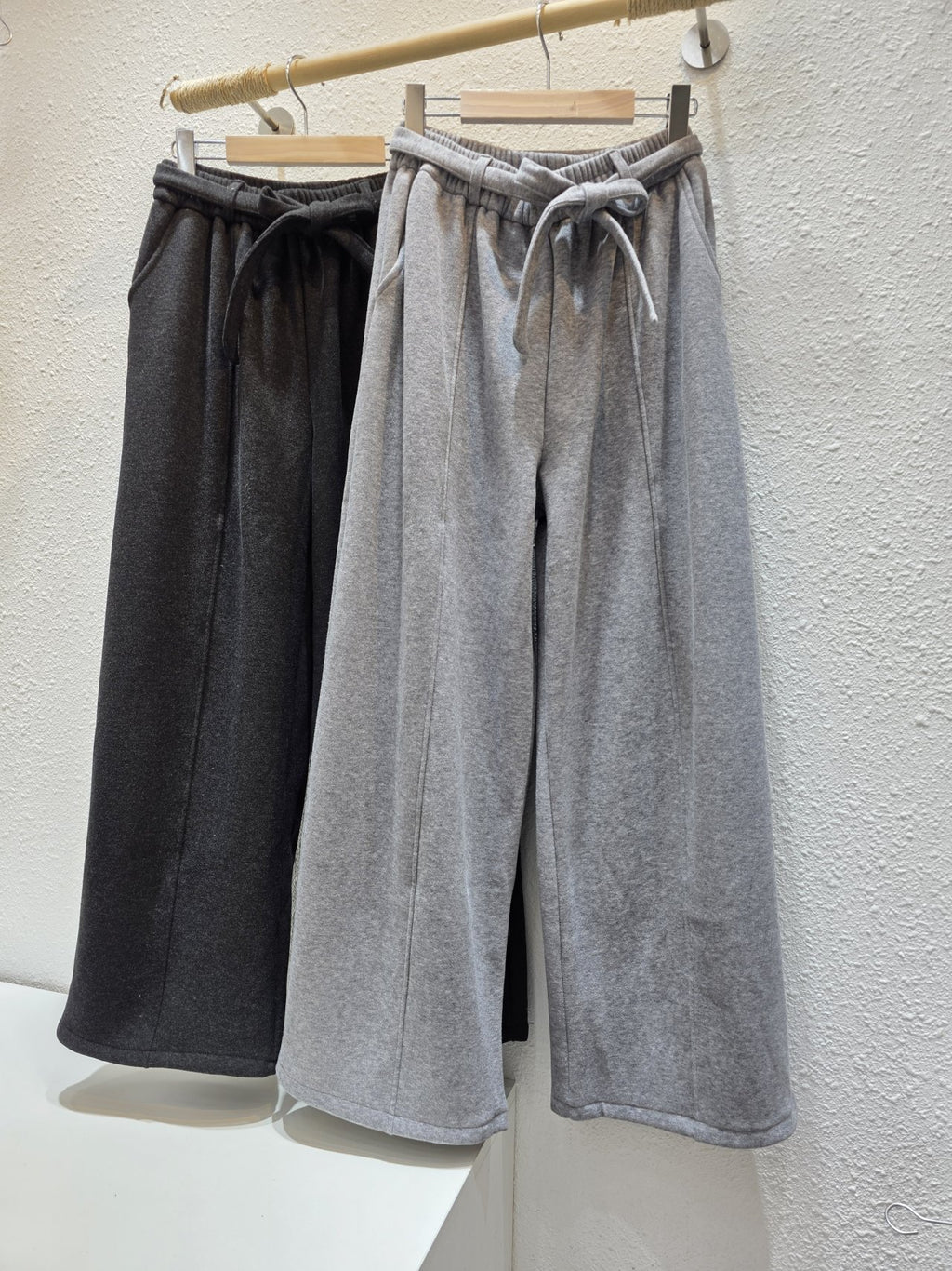 Luna Belted Wide Fleece Pants