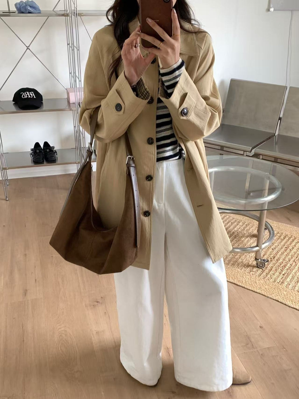 Rachel Soft Suede Daily Hobo Bag