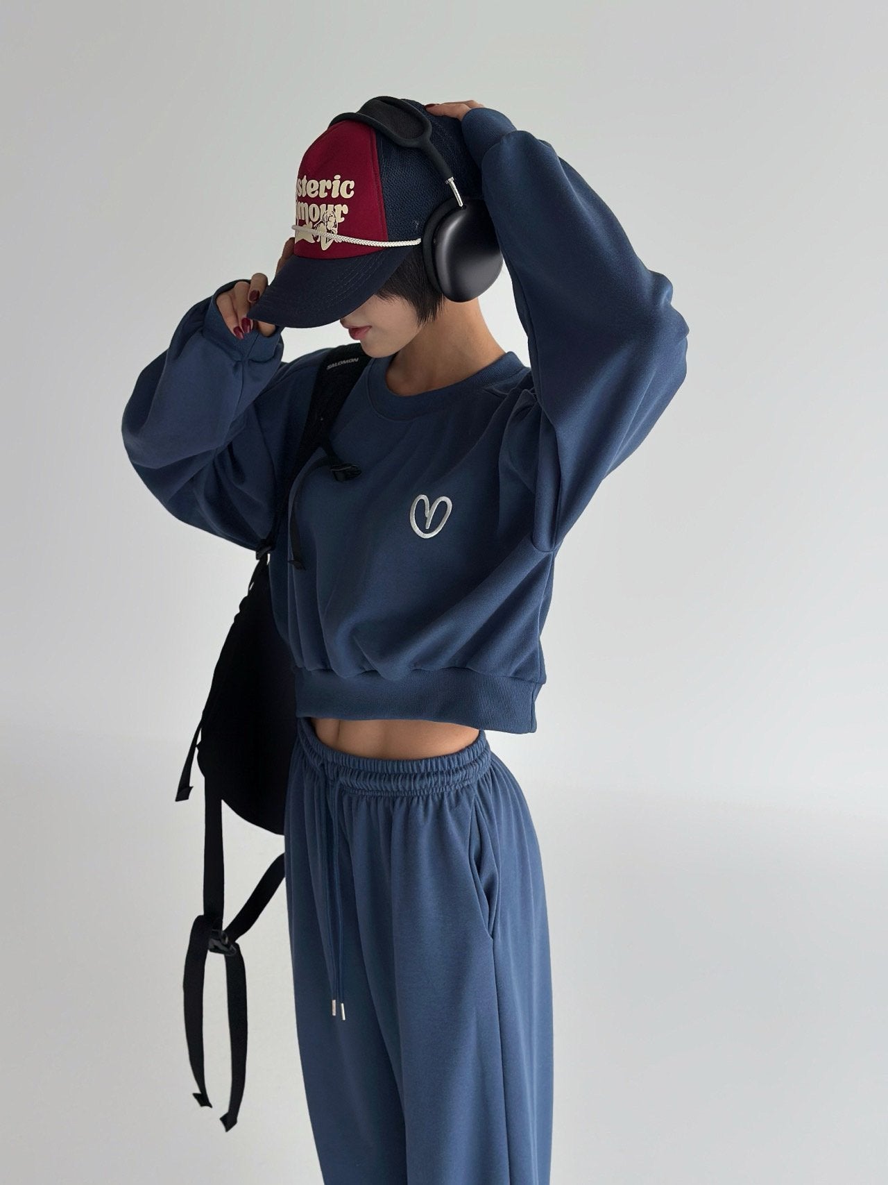 Ultra Soft Relax Fit Daily Training Set Loose Crop length