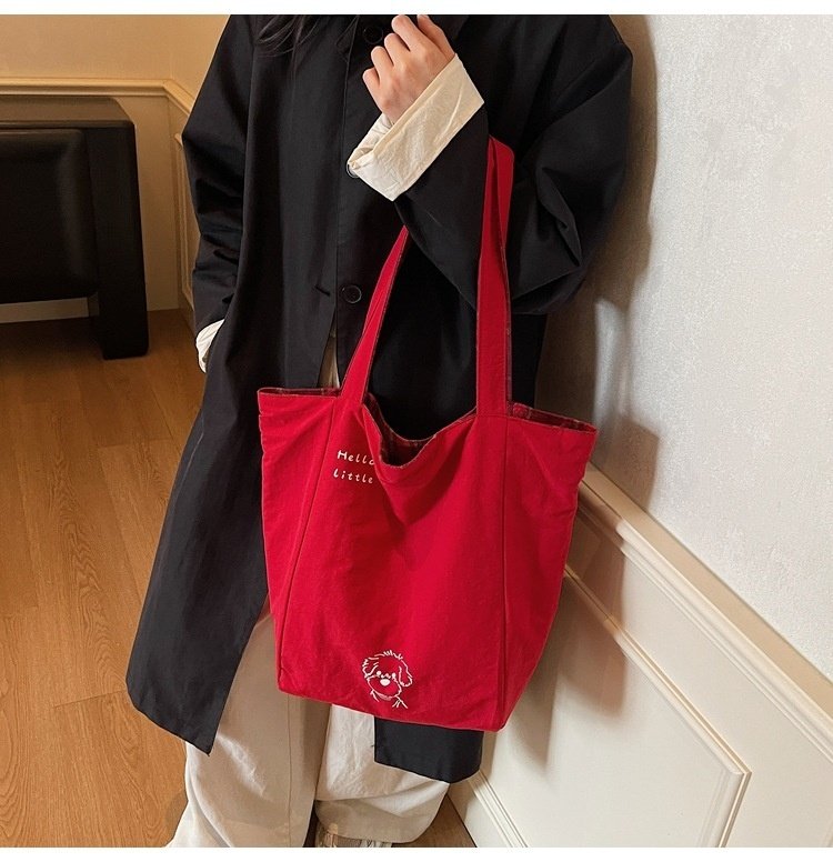 Reversible Check Daily Tote Bag