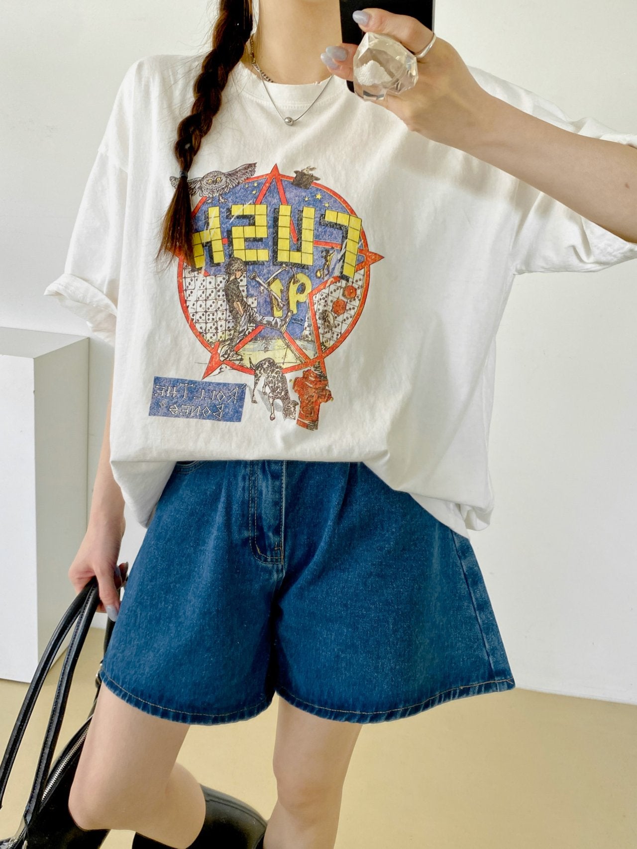 Vintage Rush 97 Distressed Graphic Tee - Luckyplanetusa
