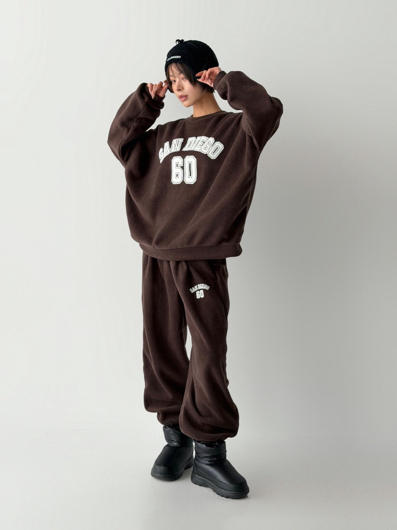 San Diego 60 Cozy Fleece Sweat Set Made in Korea