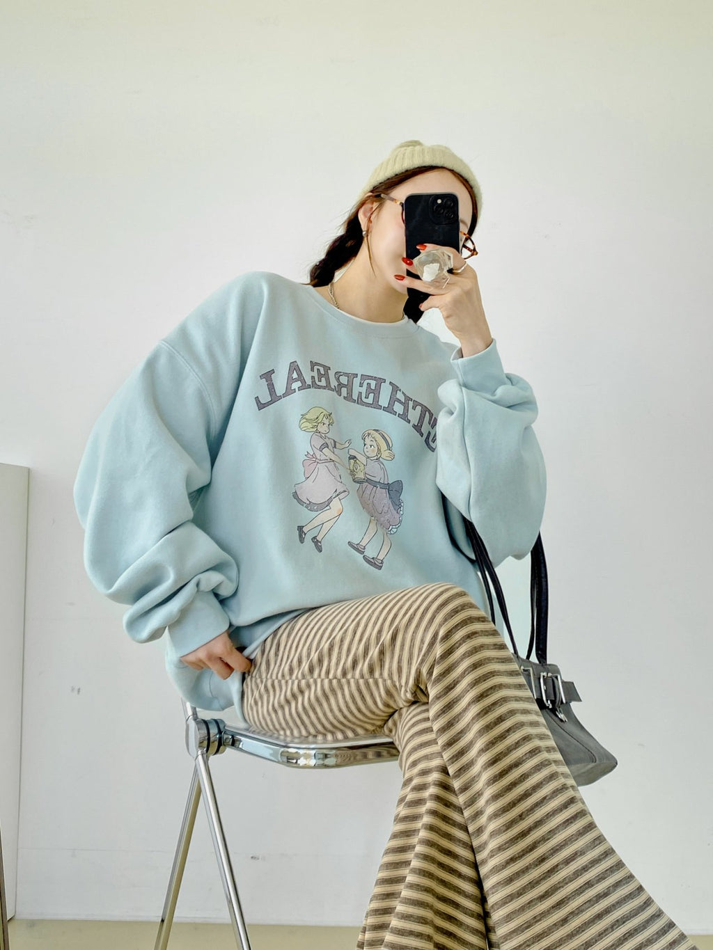 Ethereal Dancing Girls Vintage Sweatshirt