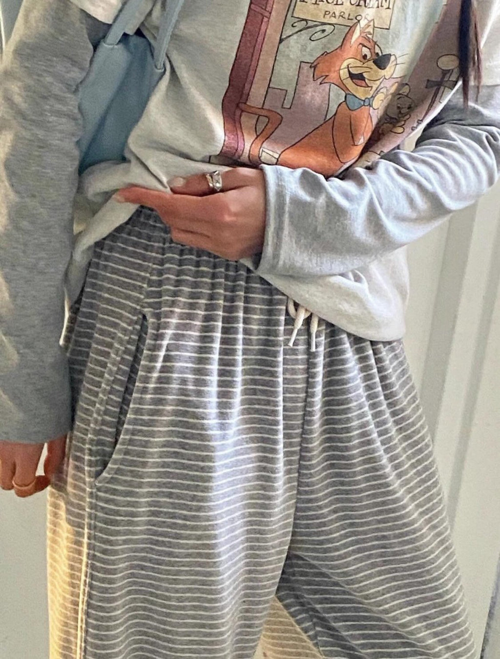 Velvet Stripe Cozy Lounge Pants