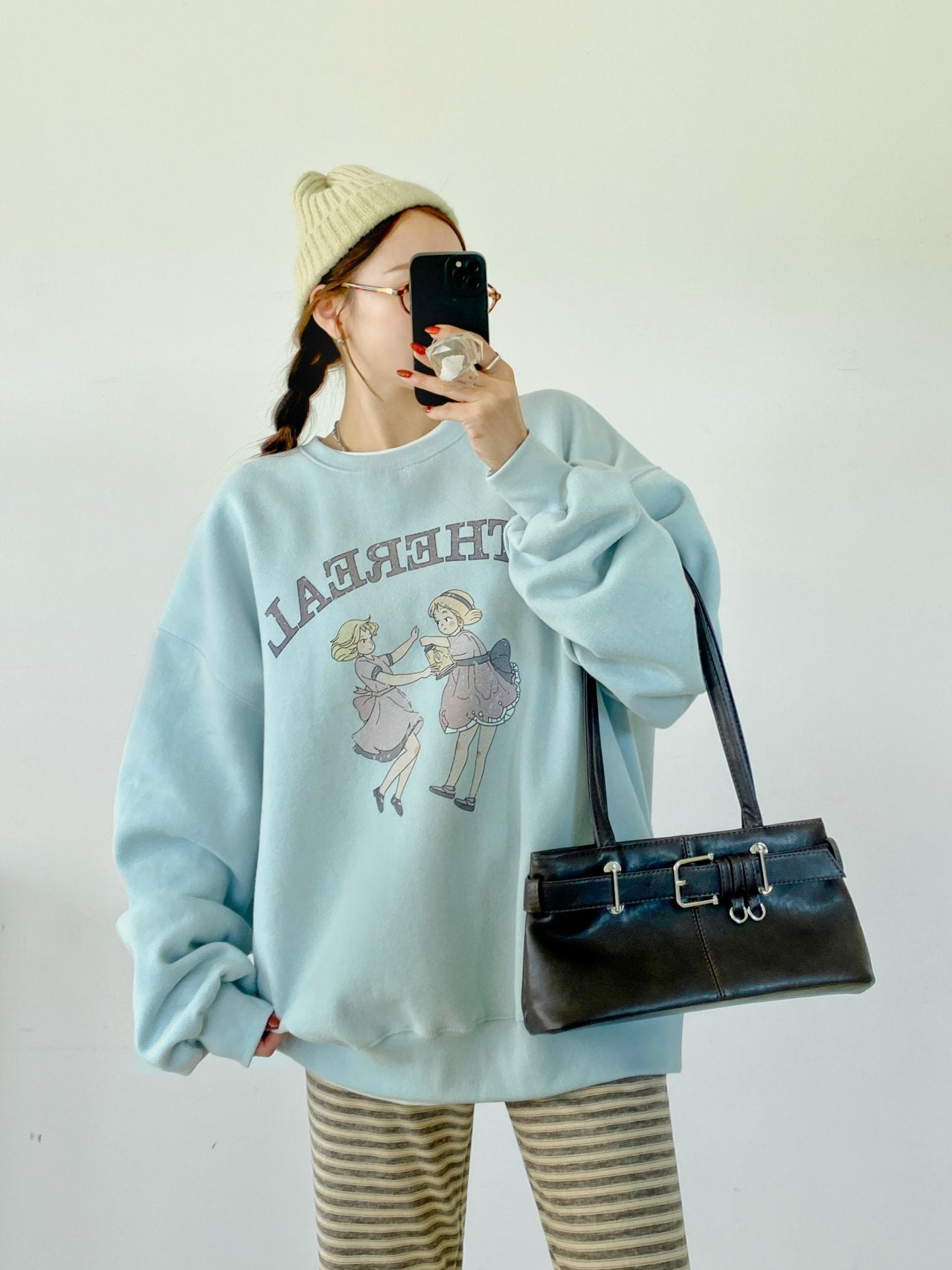 Ethereal Dancing Girls Vintage Sweatshirt