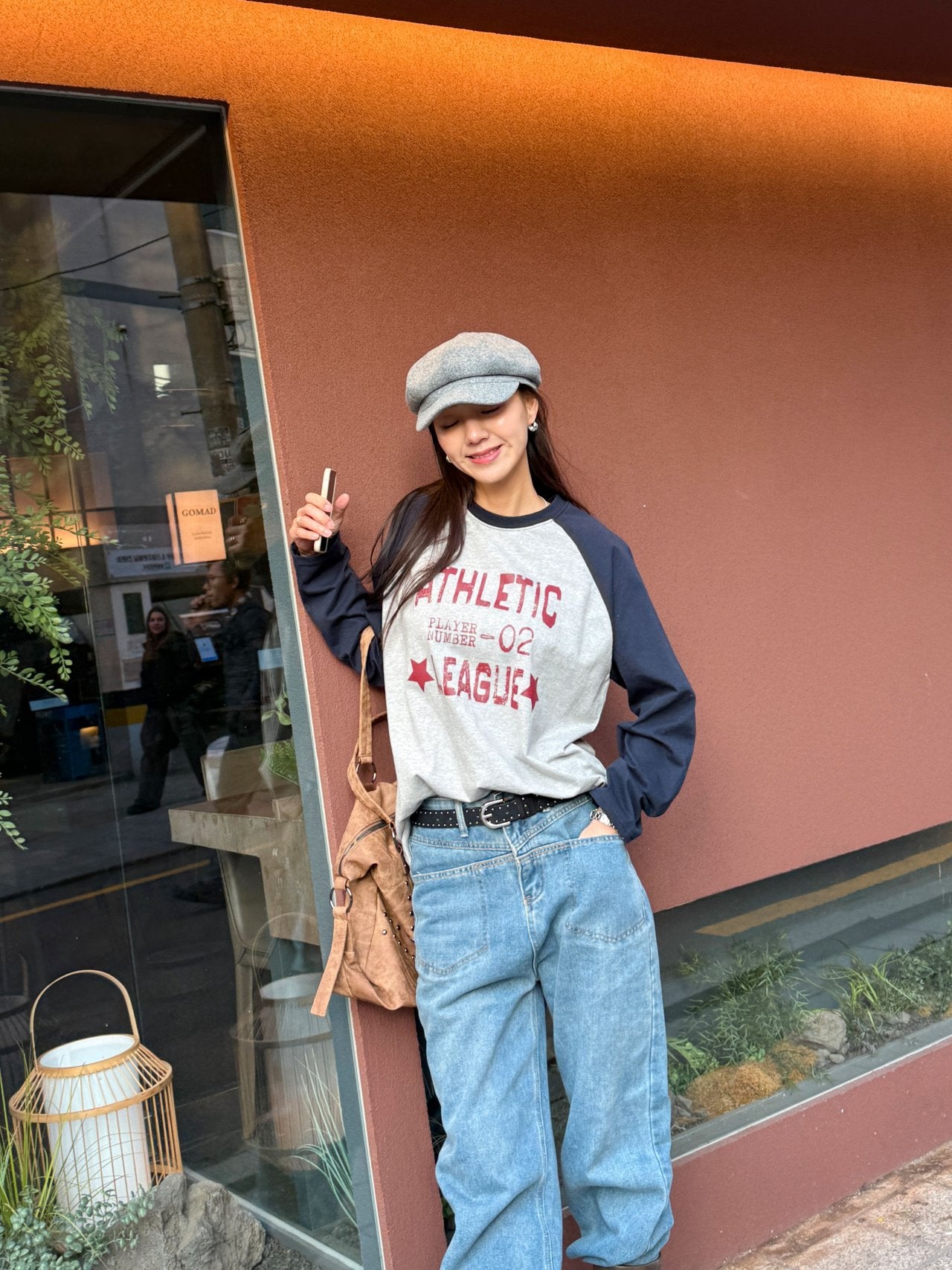 Vintage Athletic Raglan Long Sleeve Tee