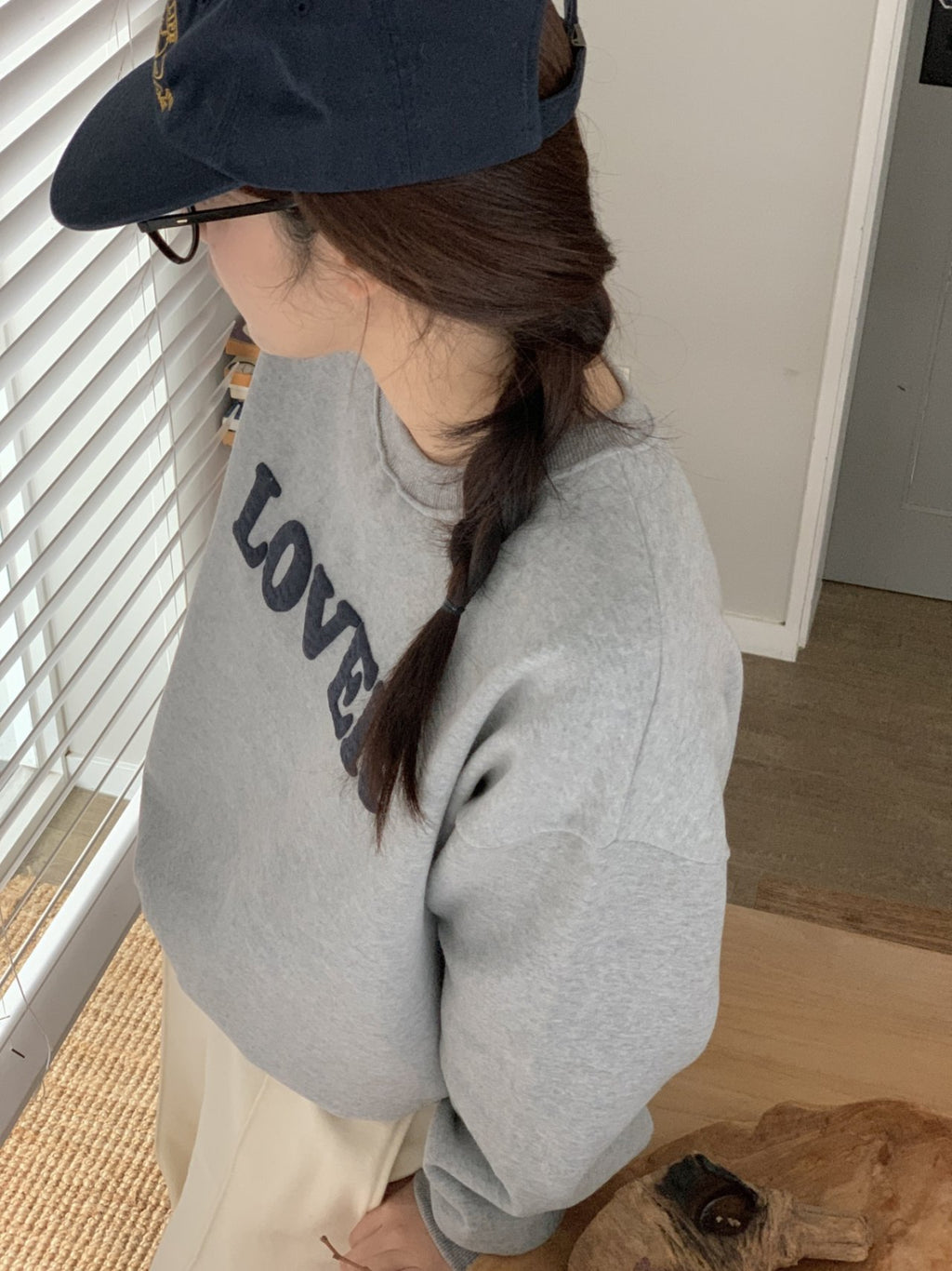 Lover Classic Lettering Sweatshirt