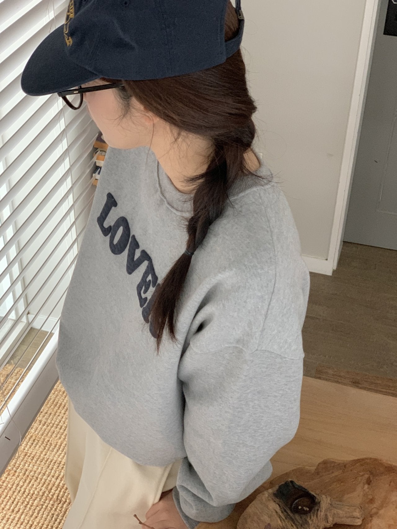 Lover Classic Lettering Sweatshirt