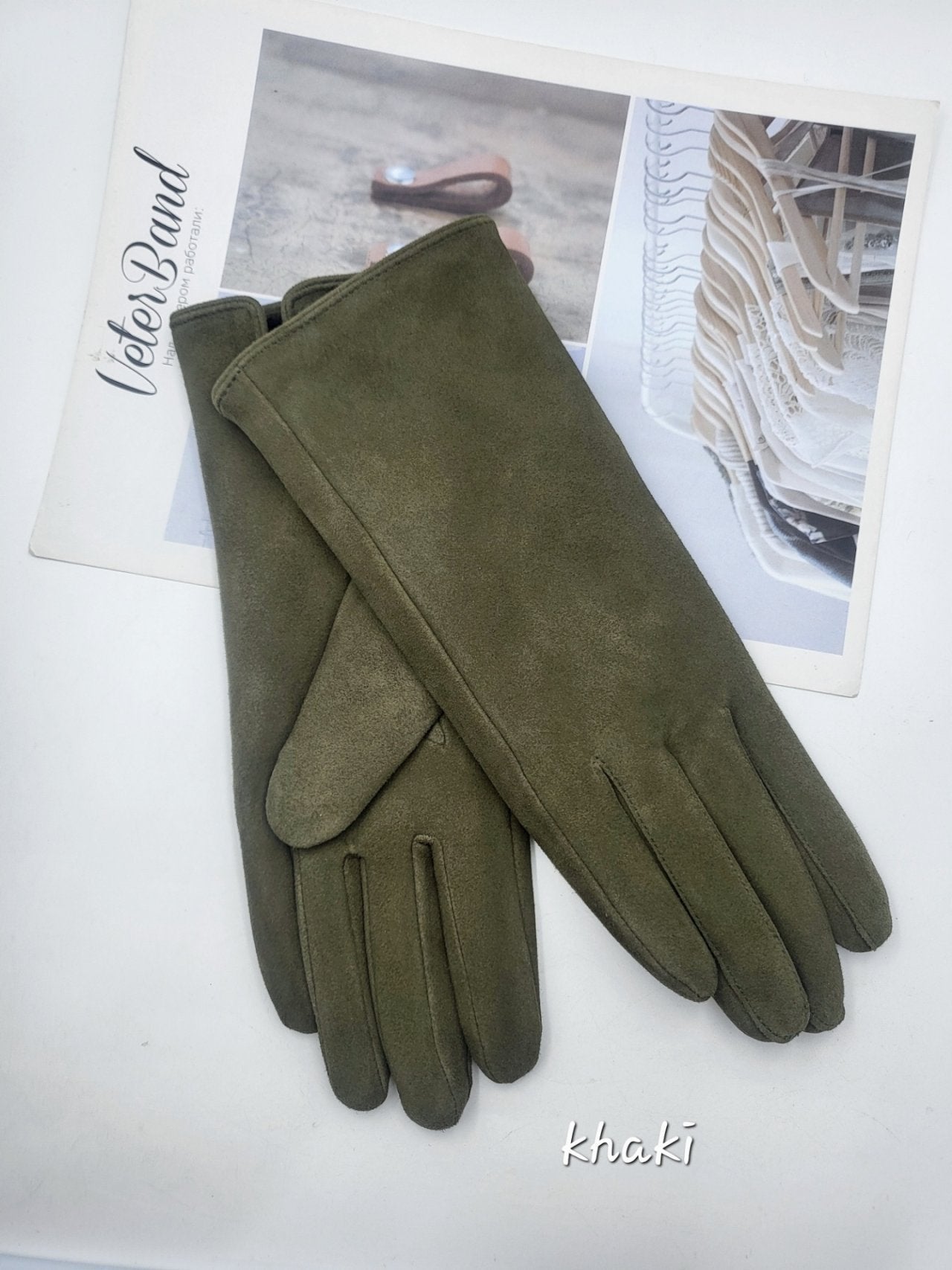 100% Sheepskin Long Gloves – Made in Korea
