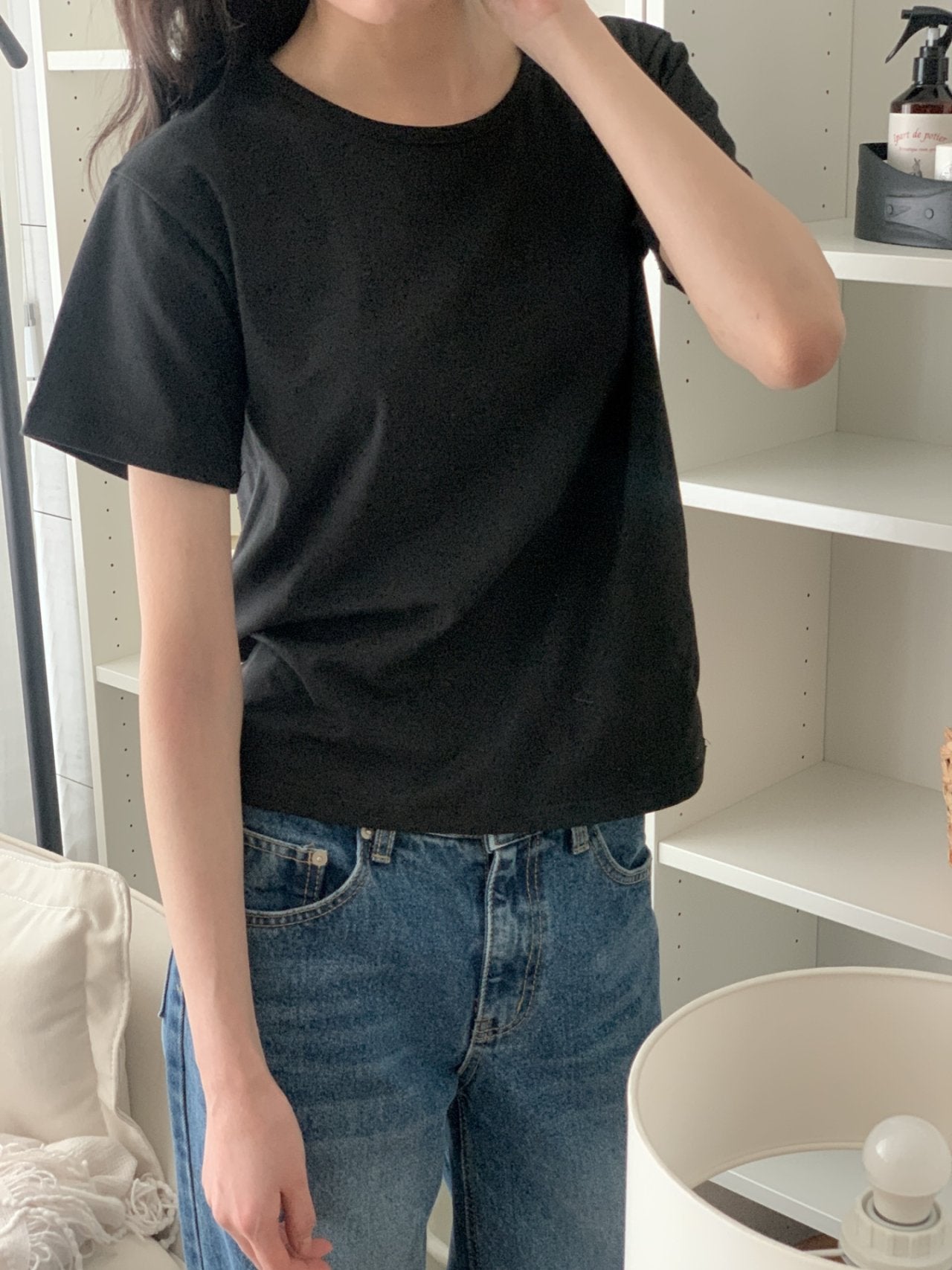 Soft Modal Basic Slim T-Shirt Made in Korea - Luckyplanetusa