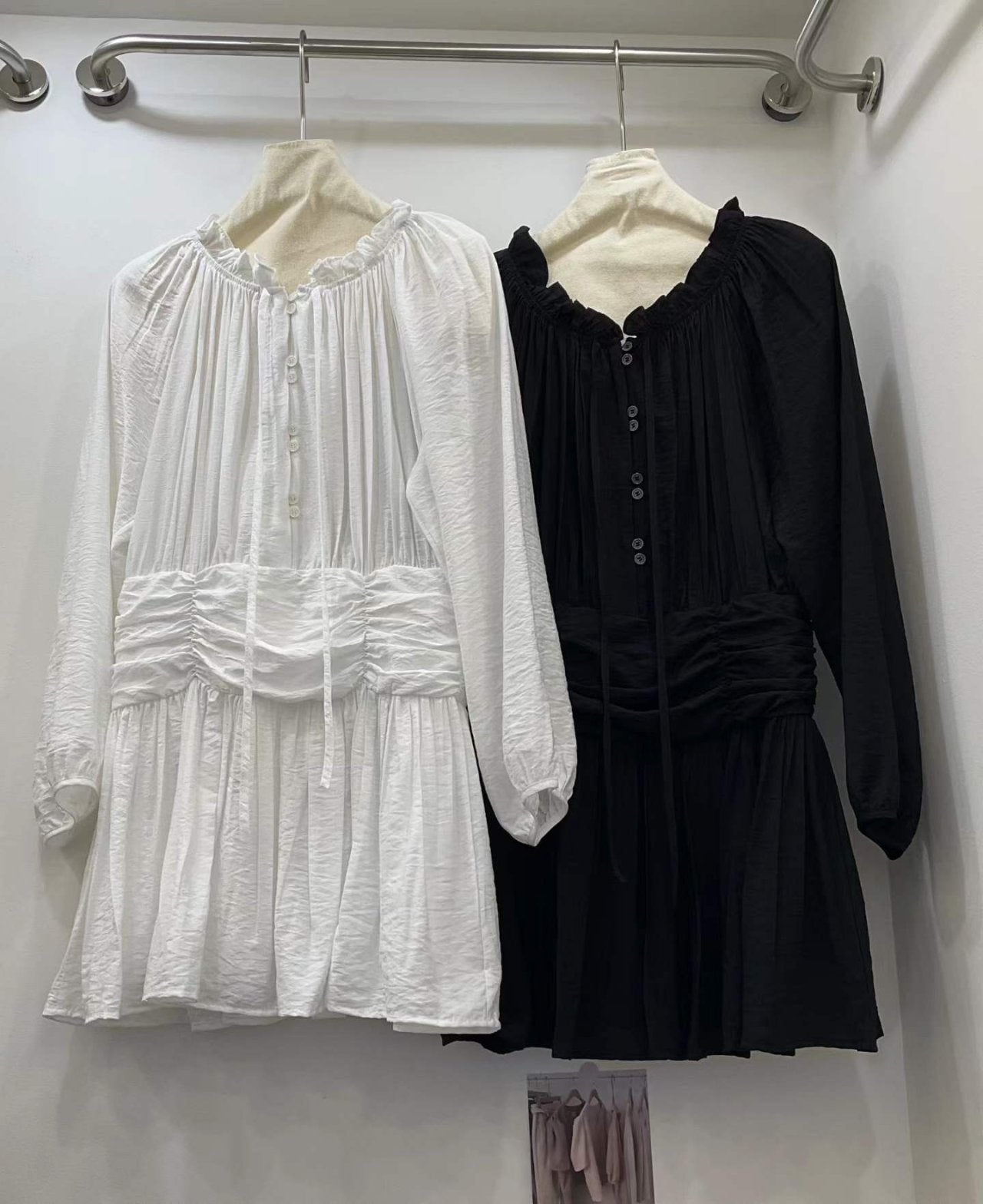 Soft Muse Smocked Mini Dress - Luckyplanetusa