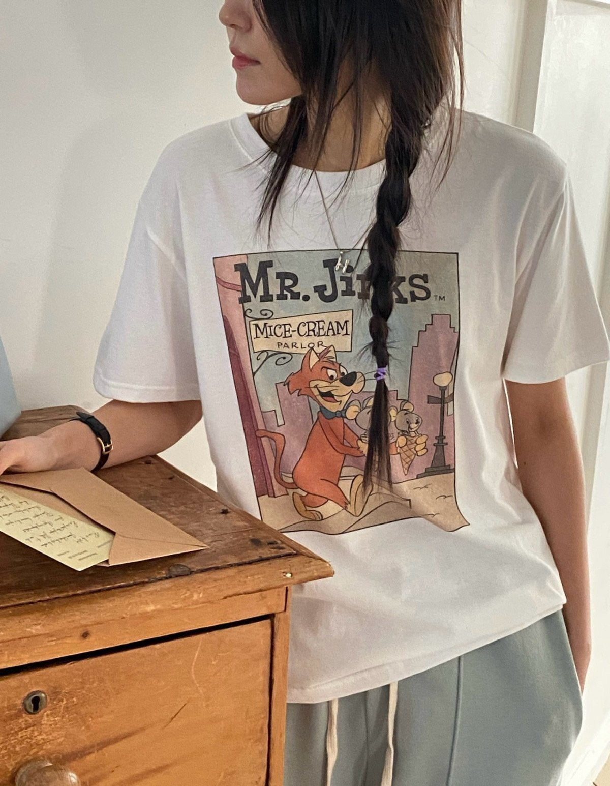 Mr. Jinks Vintage Washed Cotton Tee