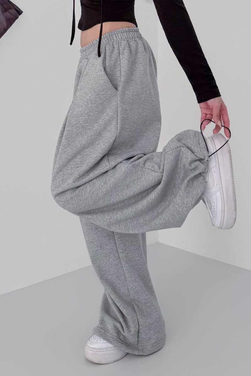 Soft Ease Wide Leg Cotton Pants Made in Korea