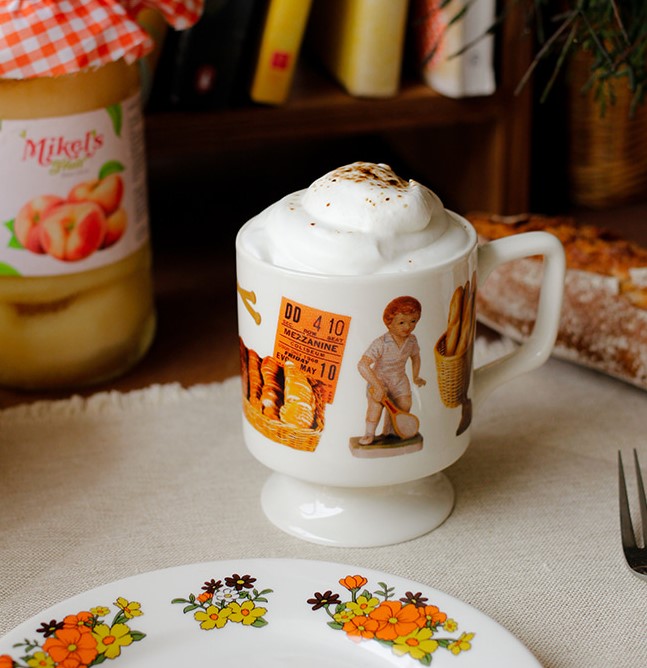 Home CAFE style Vintage Mugs Cup-Home Deco/Heel Mug Cup-Cow