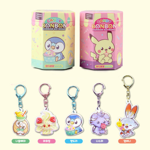 Pokémon Pocket Peace Candy BonBon Mirror Keyring (Random Blind Box) - Luckyplanetusa