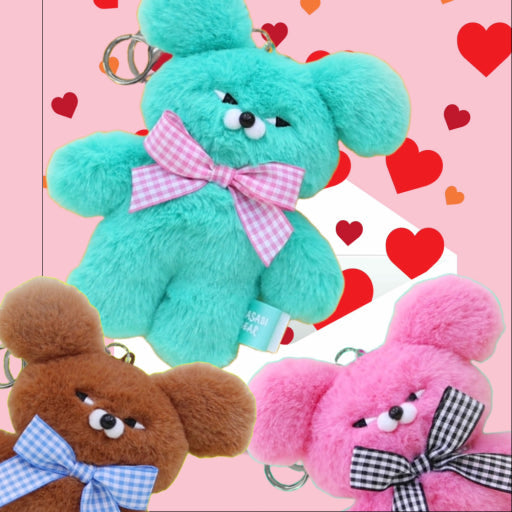 WASABI BEAR Plush Keychain- Official