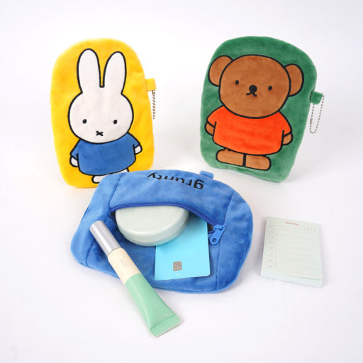 Miffy Cute Plush Pouch Keychain – Kawaii Mini Organizer Bag - Luckyplanetusa