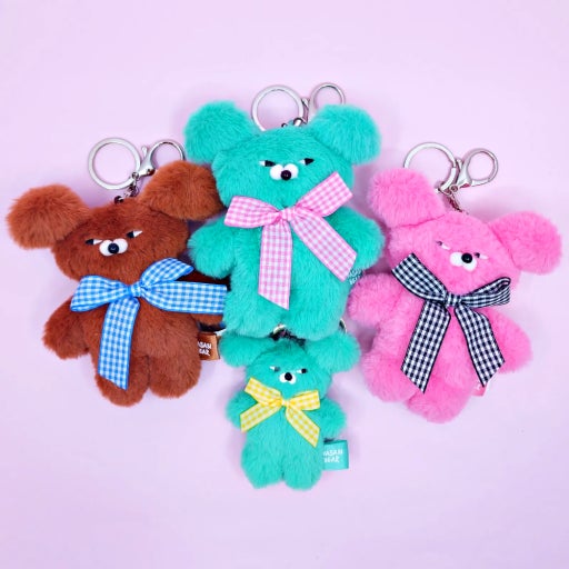 WASABI BEAR Plush Keychain- Official