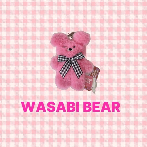 WASABI BEAR Plush Keychain- Official