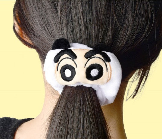Crayon Shin-chan Embroidered Plush Scrunchie - Luckyplanetusa