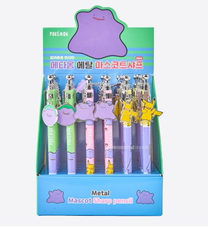 Pokémon Ditto Transform Pikachu Metal Mascot Mechanical Pencil (36 Pcs) - Luckyplanetusa